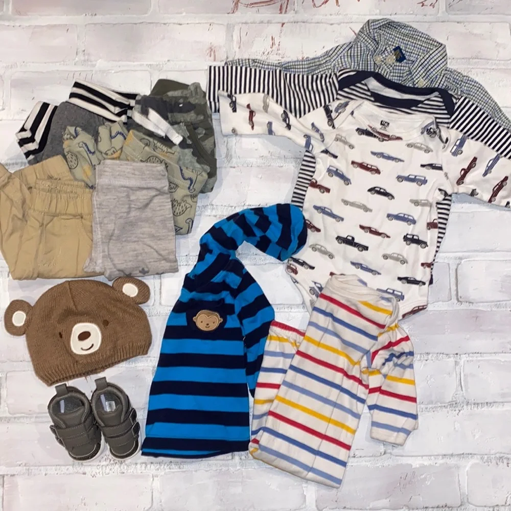 Babyboy 0/3m onesie pants bundle!!